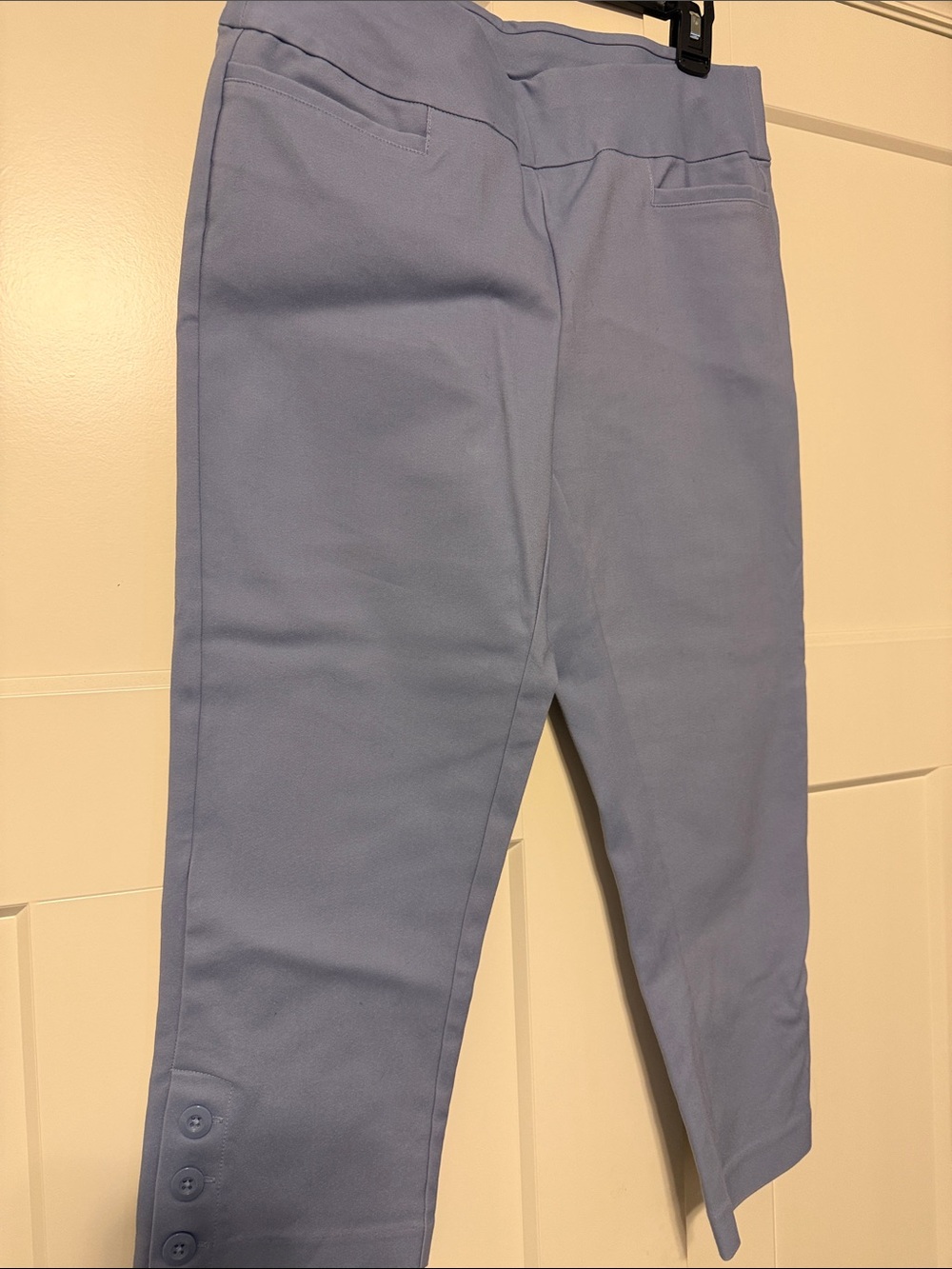 Christopher & Banks Girls Light Periwinkle Stretch Capri Pants